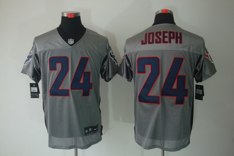 Men's Houston Texans Johnathan Joseph #24 Gray Jersey